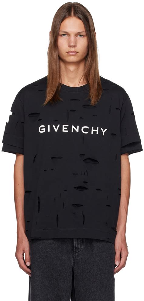 givenchy t shirt rotterdam|Givenchy distressed t shirt.